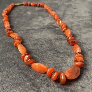 Ginger Agate Necklace